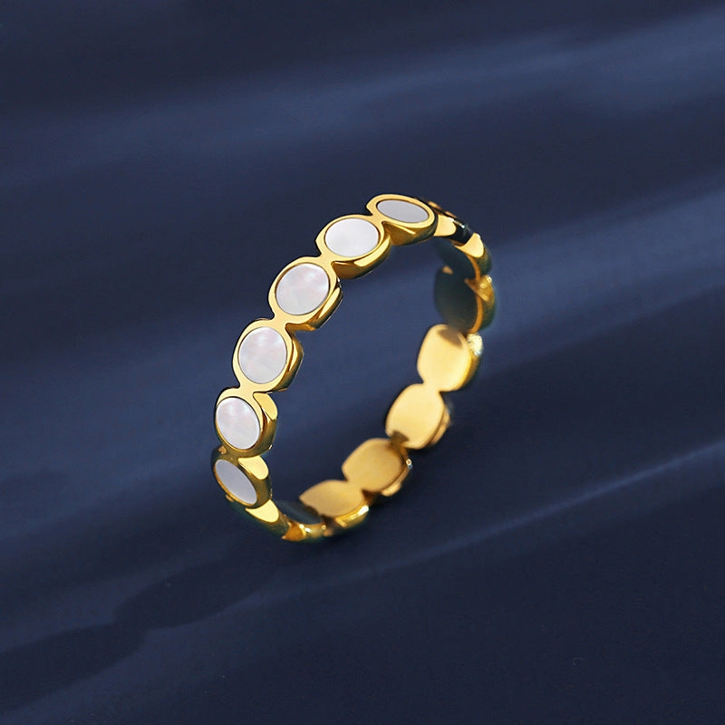 Wholesale Titanium Steel Shell Rings