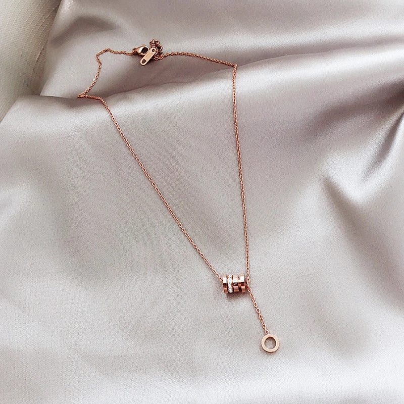Wholesale Titanium Steel Women's Woolen Chain Autumn and Winter All-match Accessories