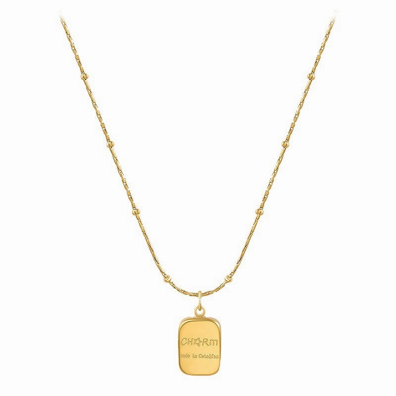 Wholesale Titanium Steel Women's Woolen Chain Autumn and Winter All-match Accessories