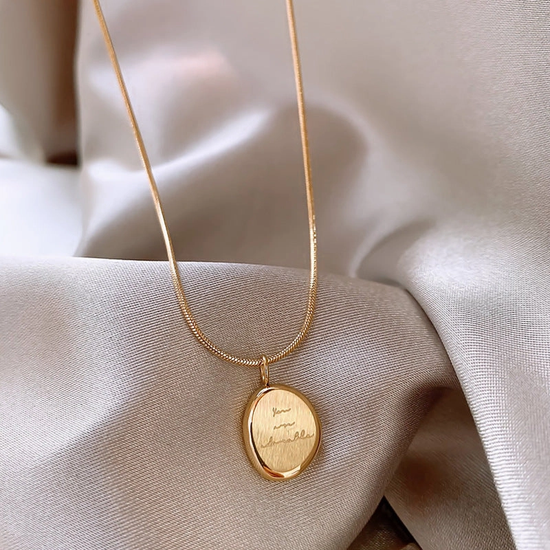 Wholesale Titanium Steel Women's Woolen Chain Autumn and Winter All-match Accessories
