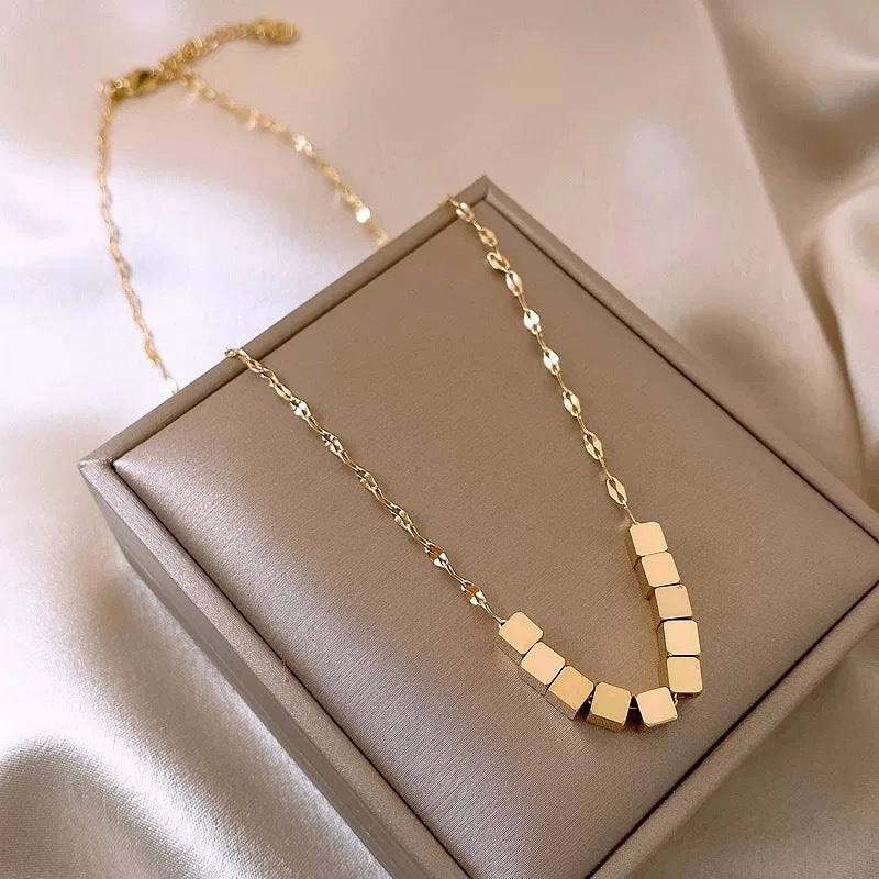 Wholesale Titanium Steel Women's Woolen Chain Autumn and Winter All-match Accessories