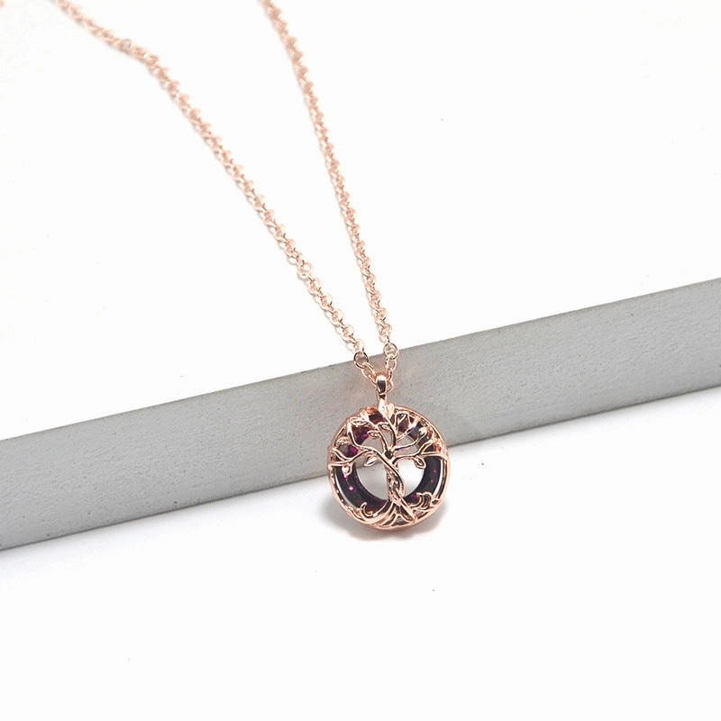 Wholesale Tree of Life Crystal Necklace