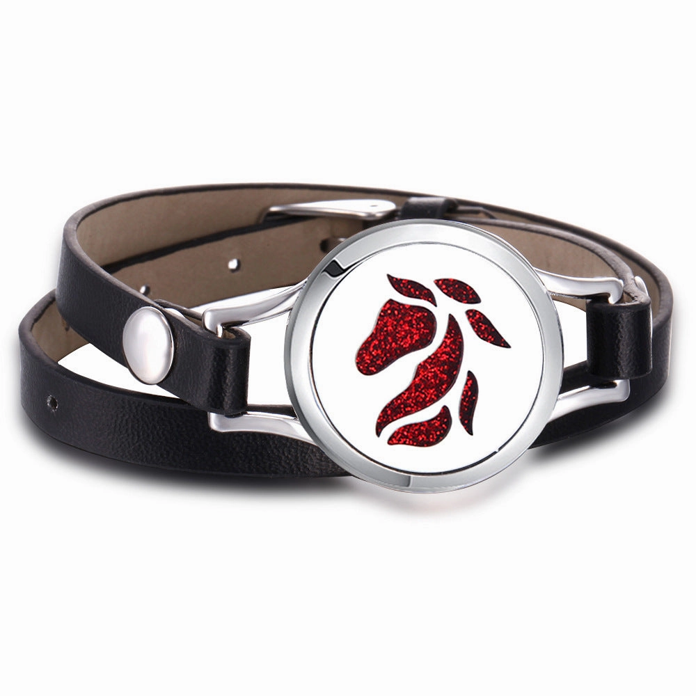 Wholesale Tree of Life Stainless Steel Aroma Bracelet