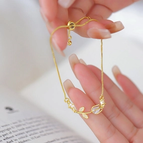 Wholesale Tulip Cat's Eye Pull Bracelet