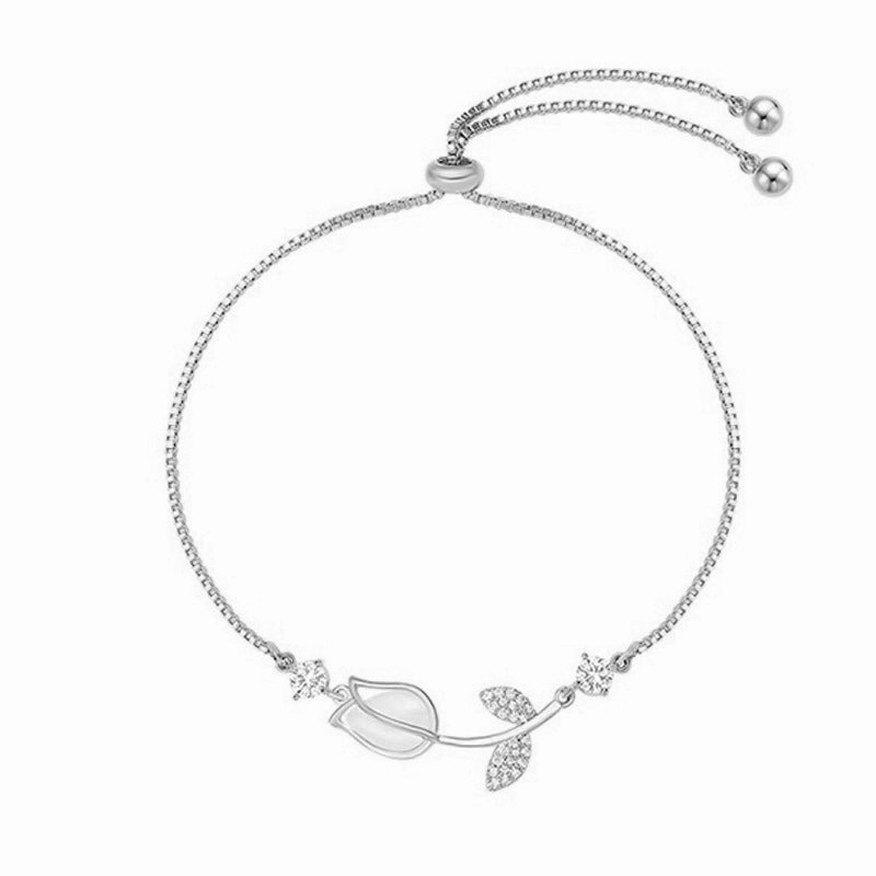 Wholesale Tulip Cat's Eye Pull Bracelet