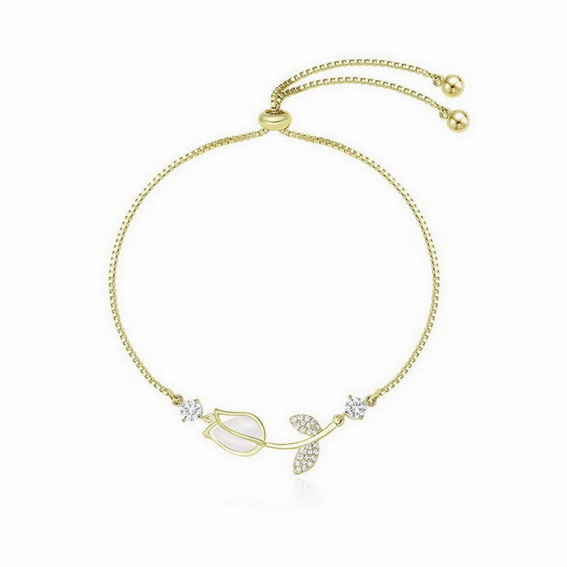 Wholesale Tulip Cat's Eye Pull Bracelet