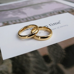 Wholesale Tungsten Steel Smooth Plain Circle Ring