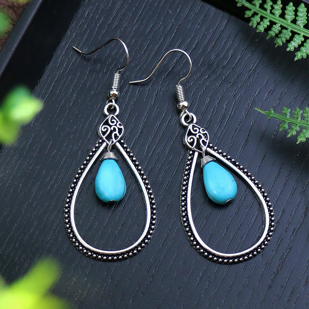 Wholesale Turquoise Alloy Earrings