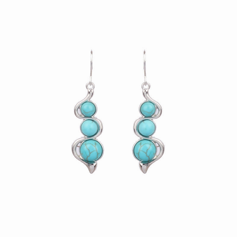 Wholesale Turquoise Alloy Earrings