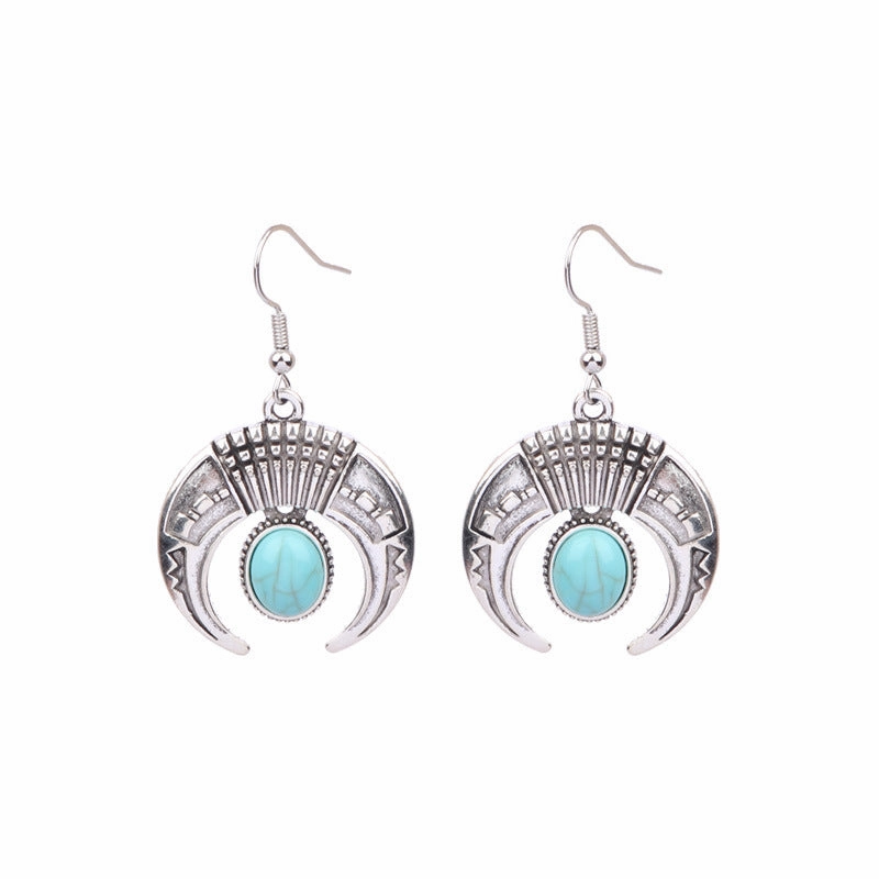 Wholesale Turquoise Alloy Earrings