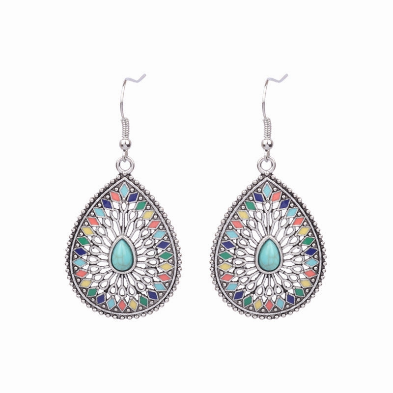 Wholesale Turquoise Alloy Earrings