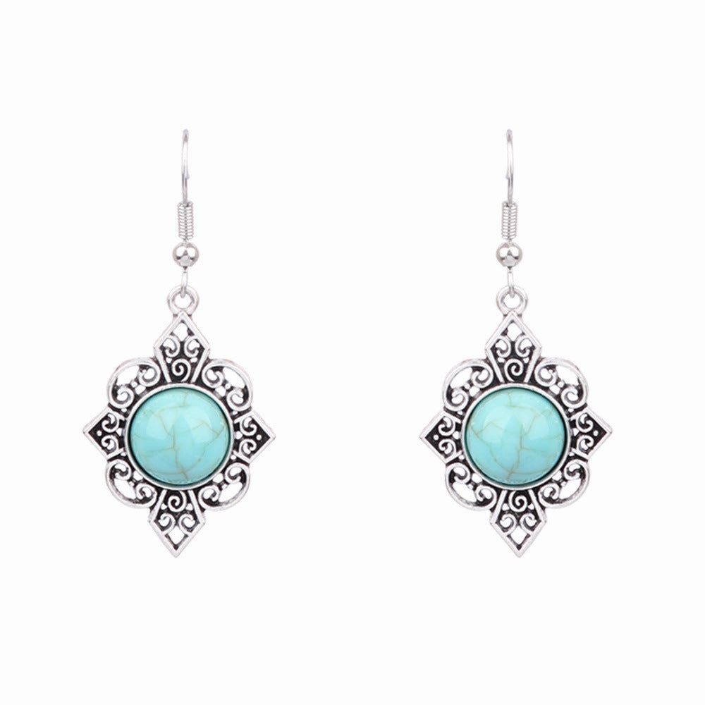 Wholesale Turquoise Alloy Earrings