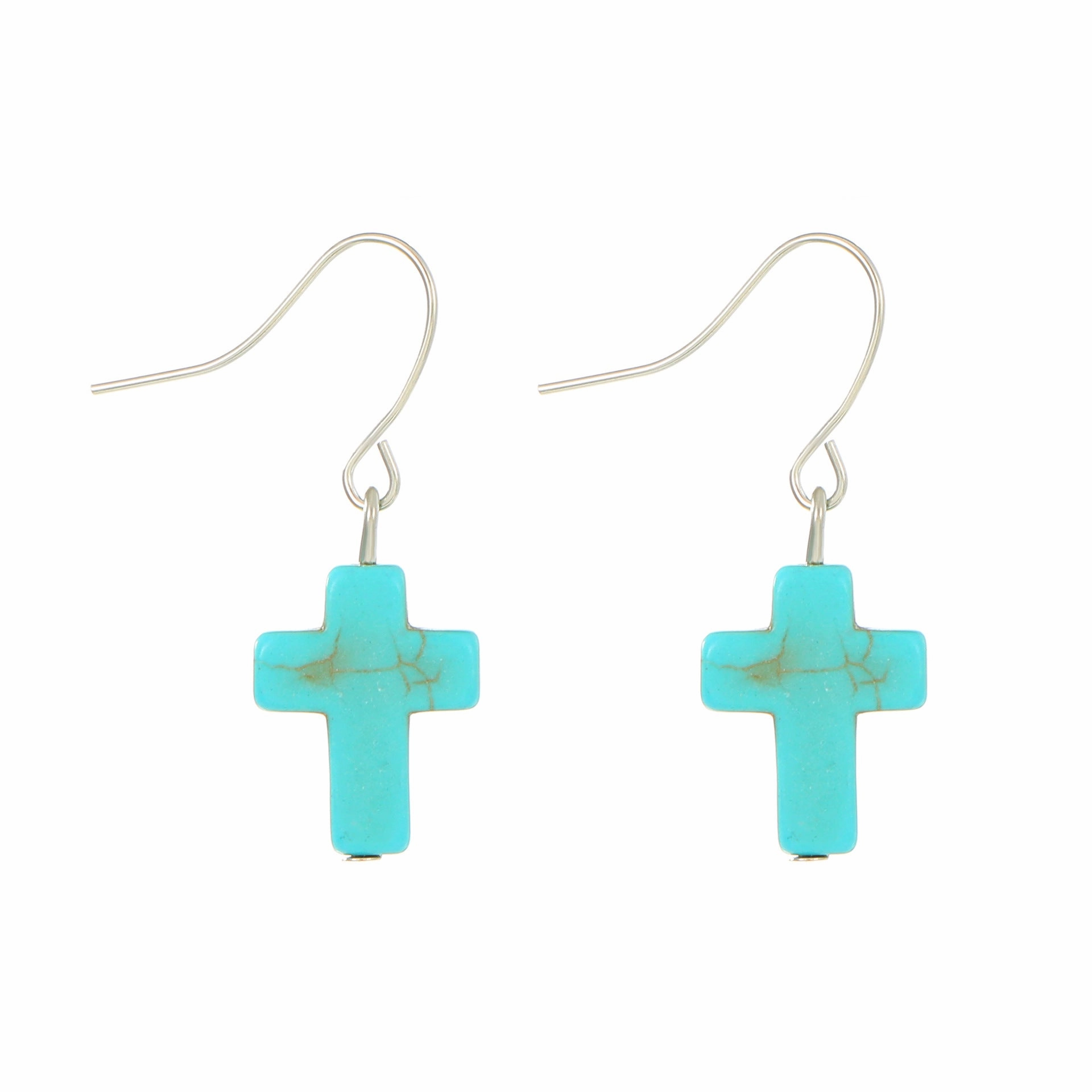 Wholesale Turquoise Pendants Bohemian Alloy Earrings