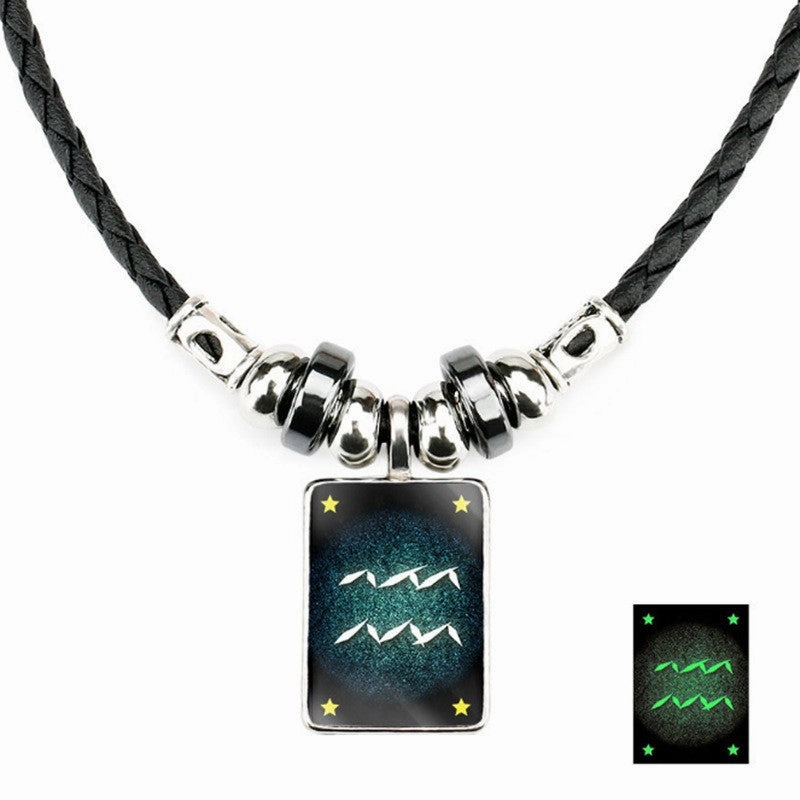 Wholesale Twelve Constellation Pendant Necklaces