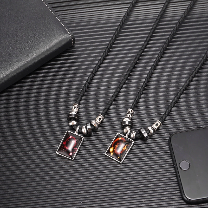 Wholesale Twelve Constellation Pendant Necklaces