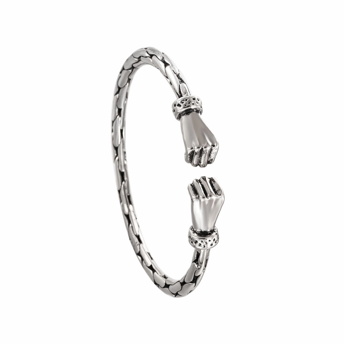 Wholesale Twist Double Fist Twist Retro Distressed Men's Bracelet