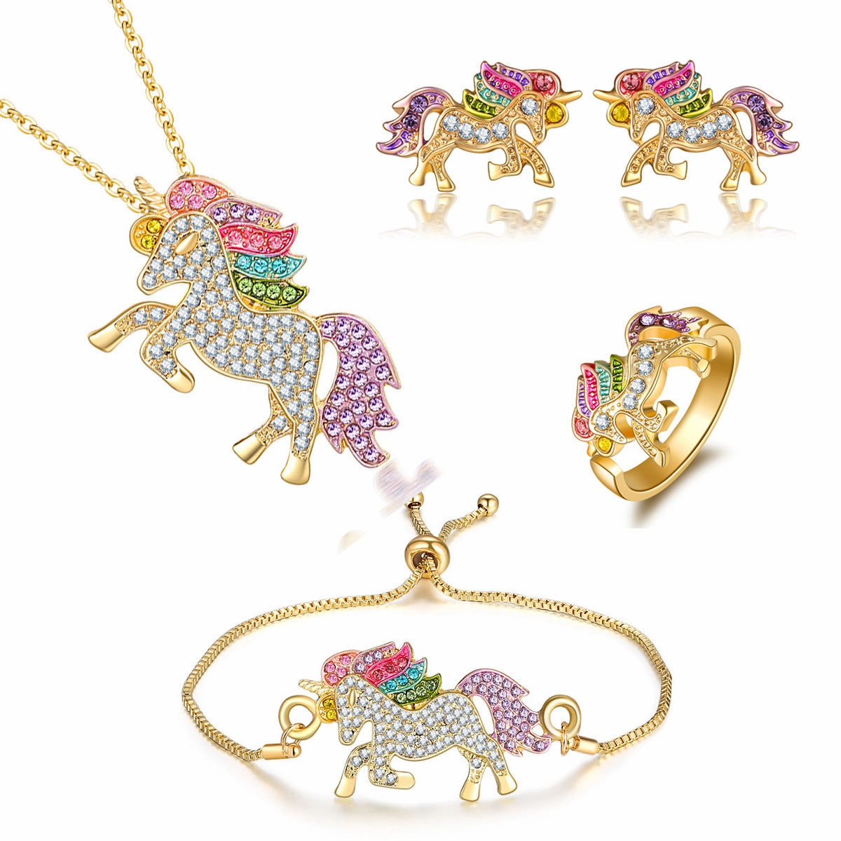 Wholesale Unicorn Alloy Earrings