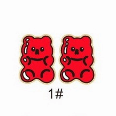 Wholesale Valentine's Day bear envelope love cupid arrow cake tape chocolate key wooden earrings