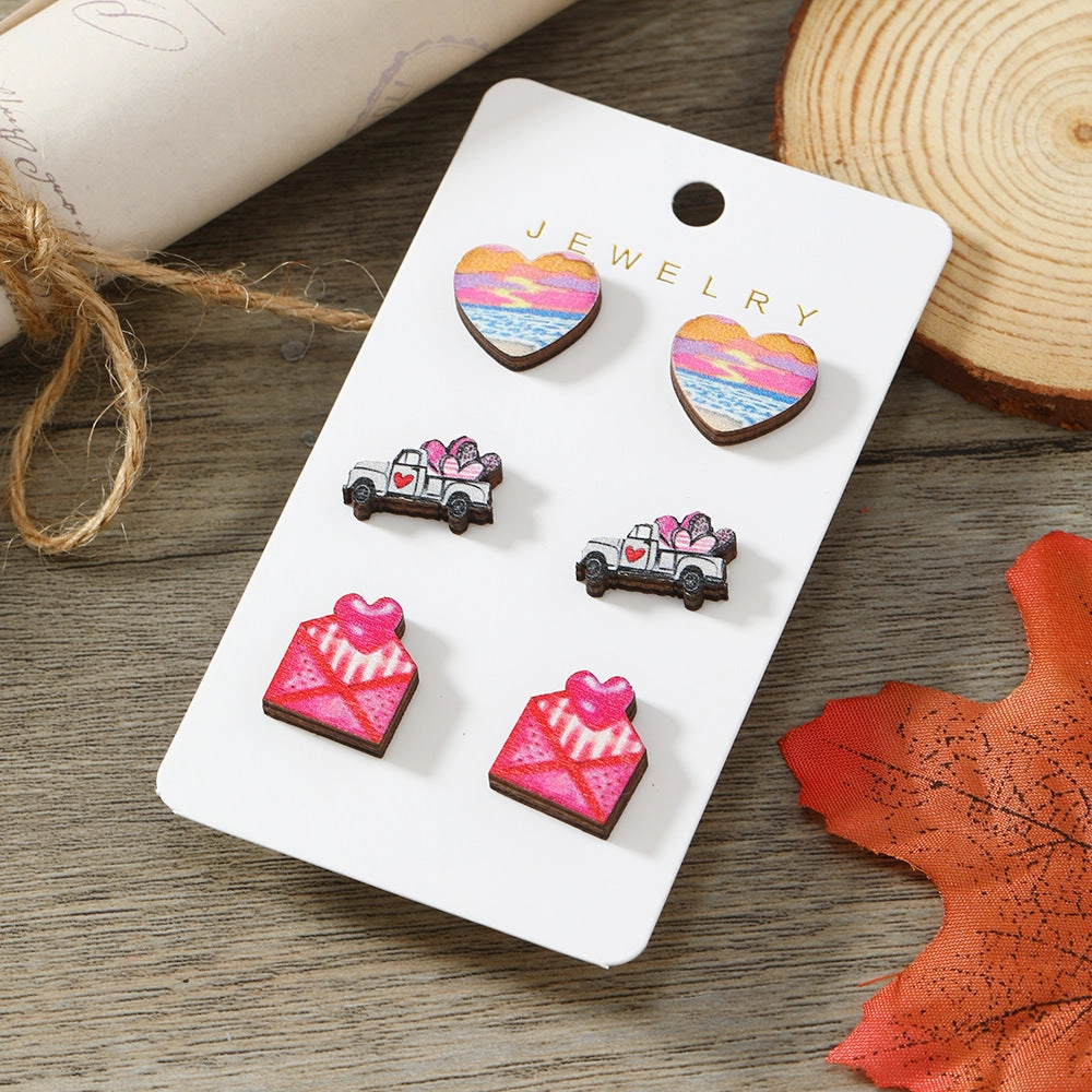 Wholesale Valentine's Day Envelopes, Love Cars, Earrings