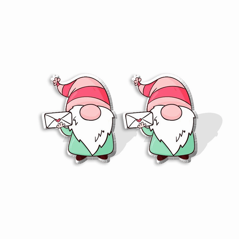 Wholesale Valentine's Day Heat Shrink Acrylic Earrings