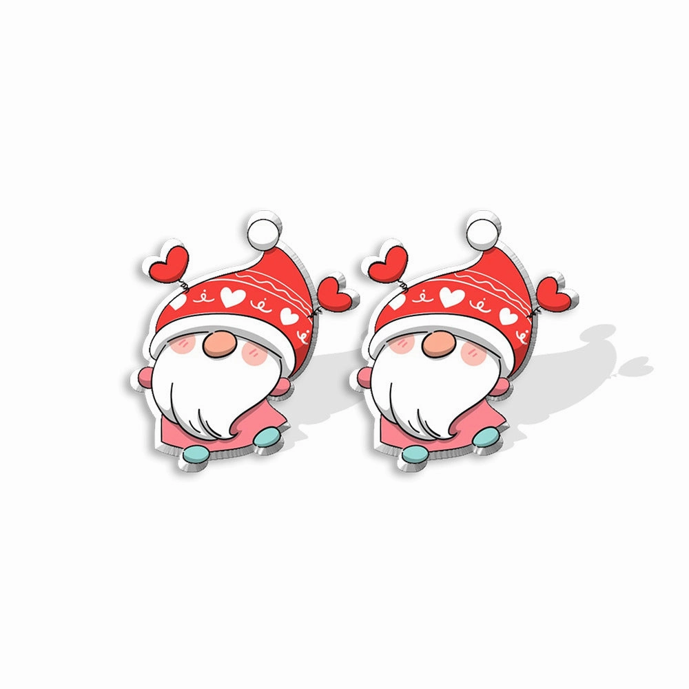 Wholesale Valentine's Day Heat Shrink Acrylic Earrings