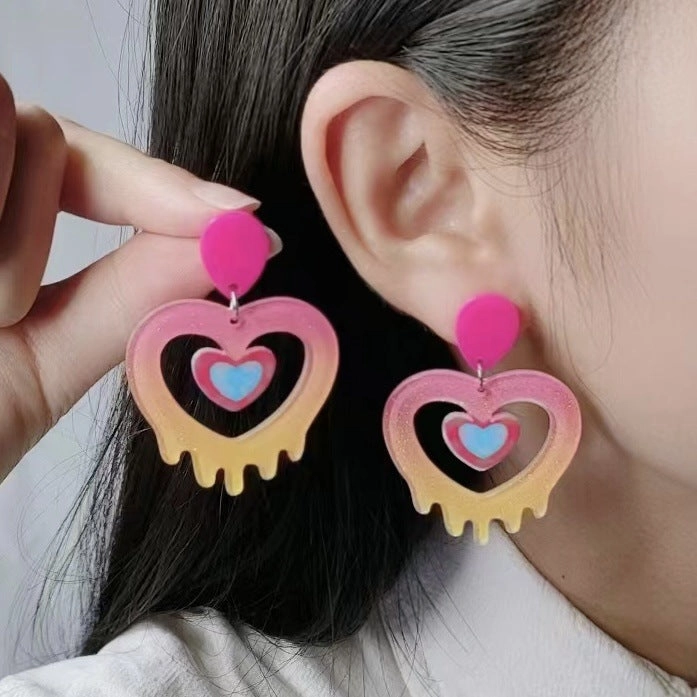 Wholesale Valentine's Day Love Acrylic Earrings