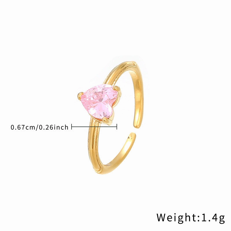 Wholesale Valentine's Day Love Stainless Steel Ring