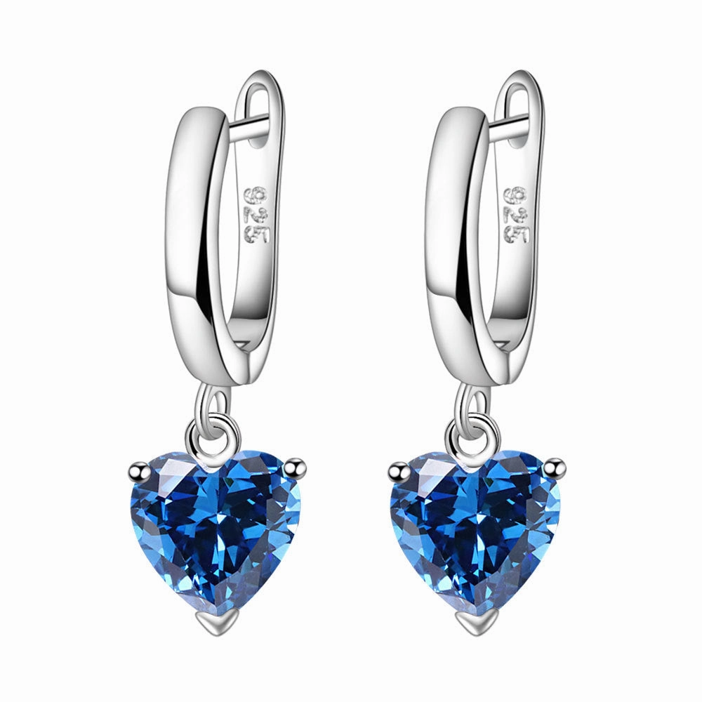 Wholesale Valentine's Day Love Zircon Necklace Earrings Ring Set