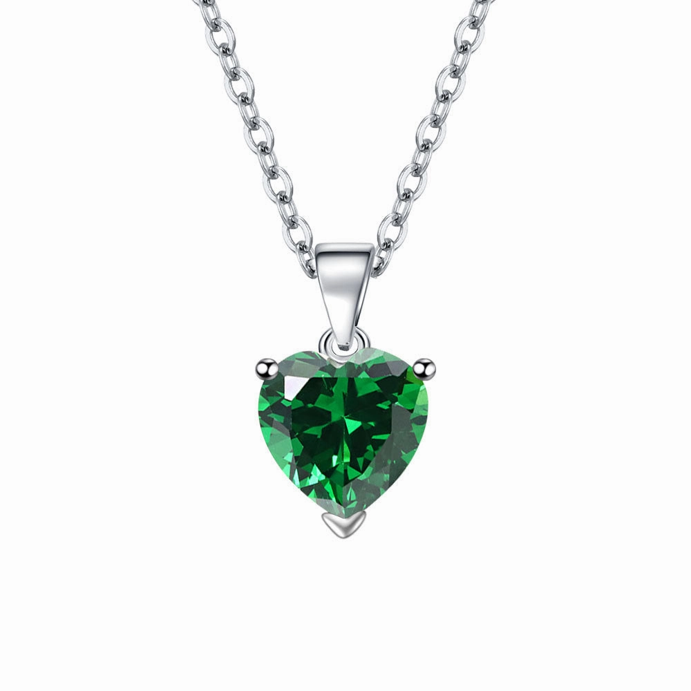 Wholesale Valentine's Day Love Zircon Necklace Earrings Ring Set