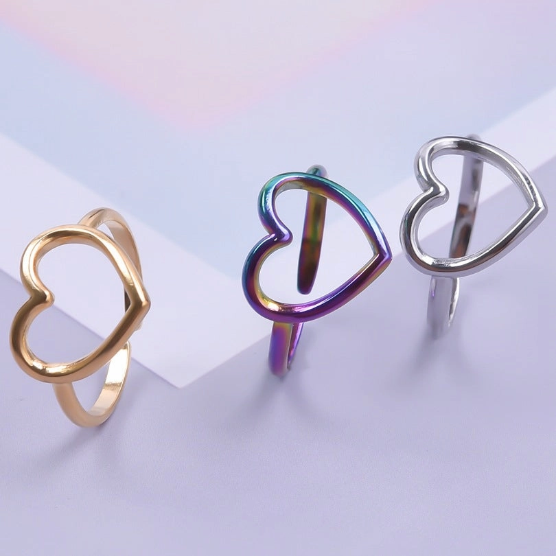 Wholesale Valentine's Day Stainless Steel Couple Love Rings