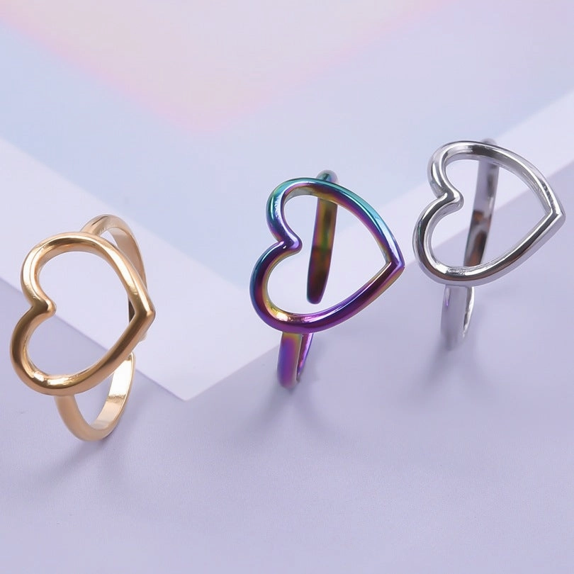 Wholesale Valentine's Day Stainless Steel Couple Love Rings