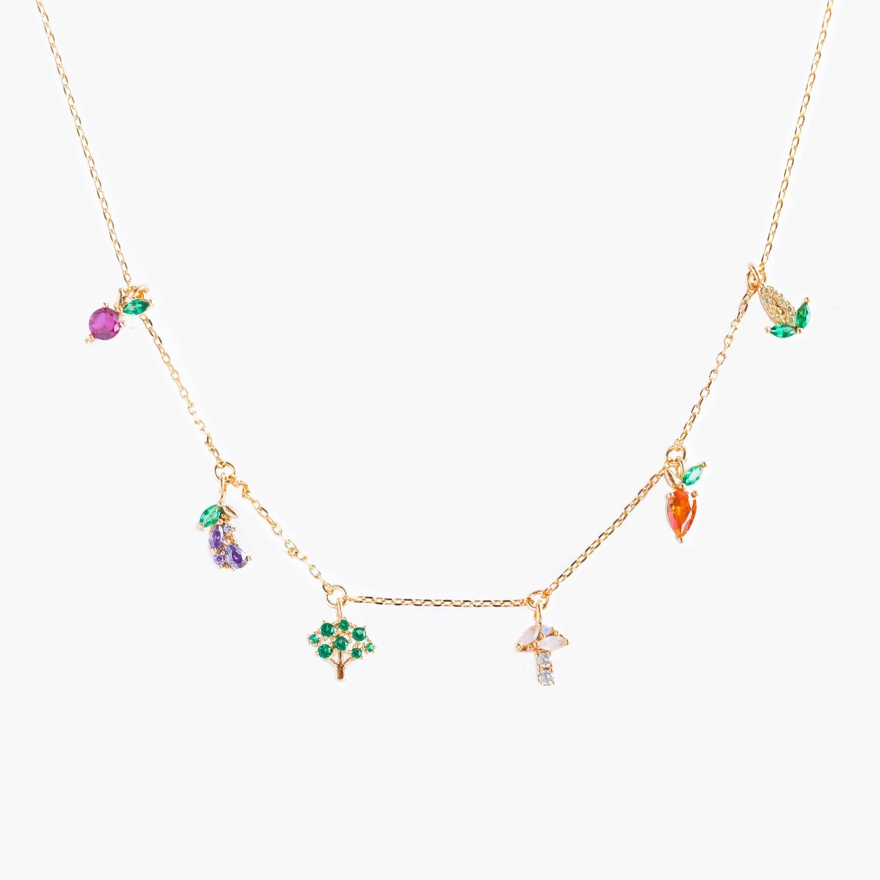 Wholesale Vegetable Copper Necklace