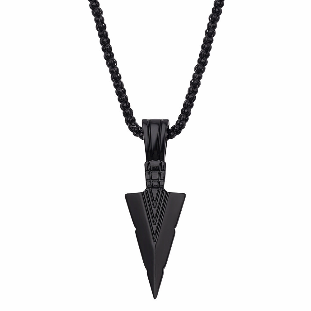 Wholesale Vintage Arrow Pendant with Alloy Necklace for Men
