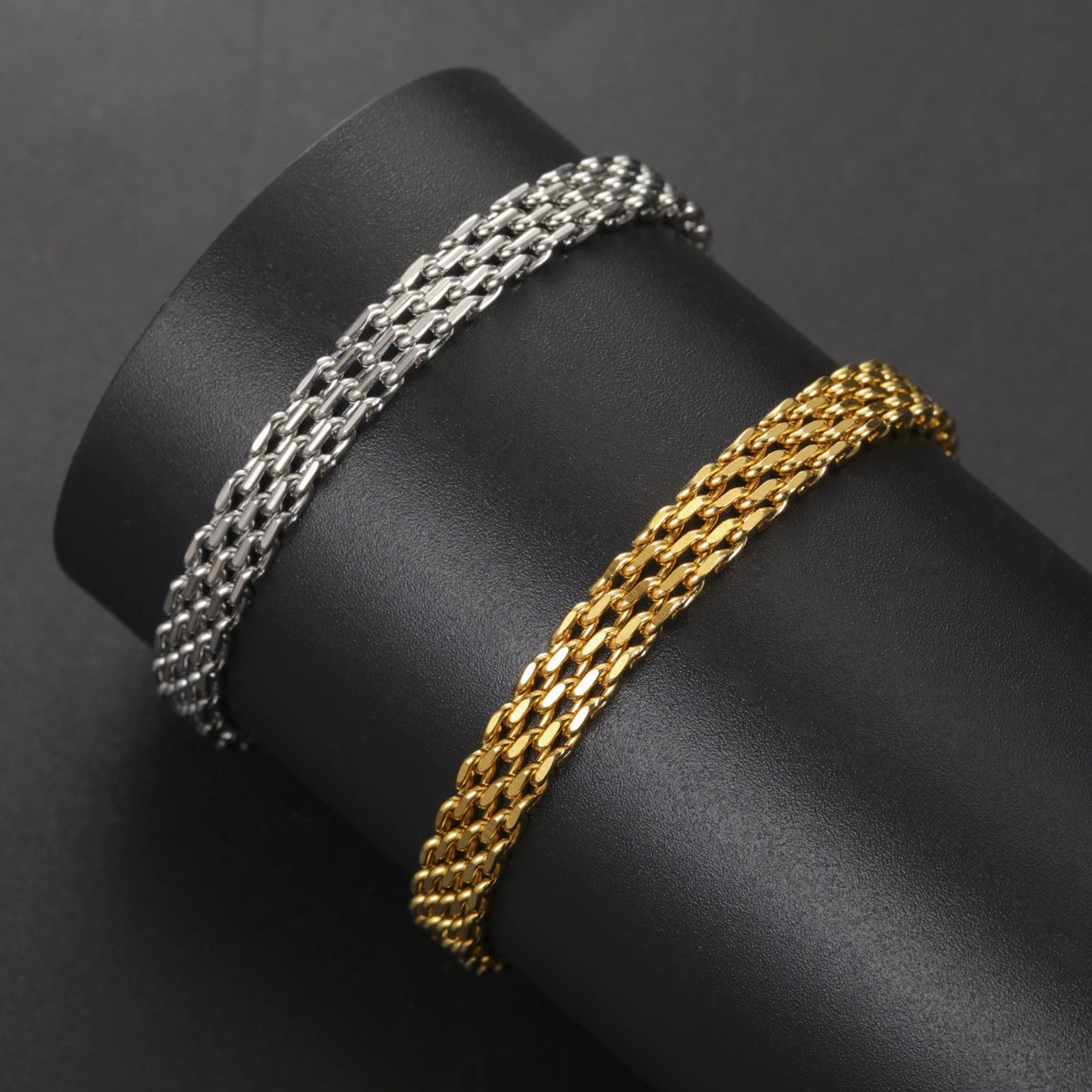 Wholesale Vintage Basque Stainless Steel Bracelet