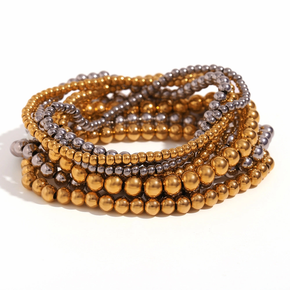 Wholesale Vintage Bead Stainless Steel Bracelet