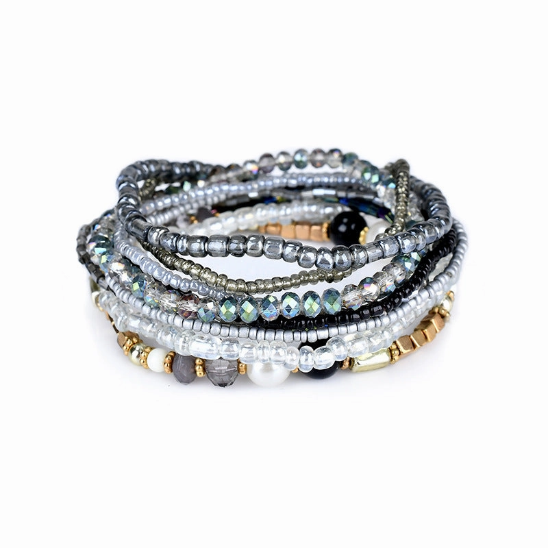 Wholesale Vintage Bohemian Multi-layered Handmade Braided Bracelet