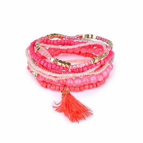 Wholesale Vintage Bohemian Multi-layered Ocean Style Braided Bracelet