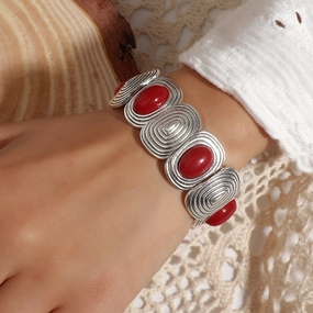 Wholesale Vintage Bohemian Turquoise Ethnic Style Bracelet