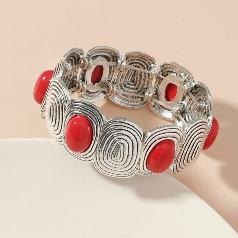 Wholesale Vintage Bohemian Turquoise Ethnic Style Bracelet