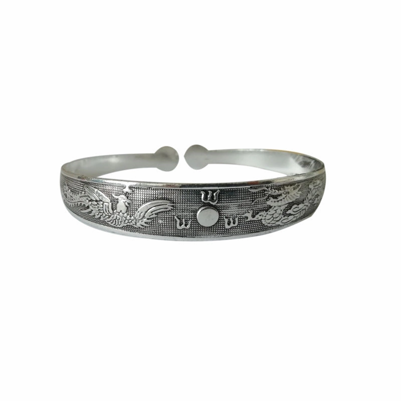Wholesale Vintage Carved Opening Ethnic Style Bracelets