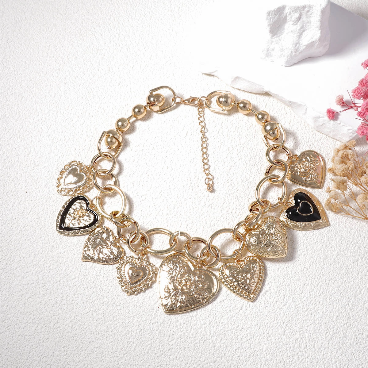 Wholesale Vintage chain alloy various love necklaces