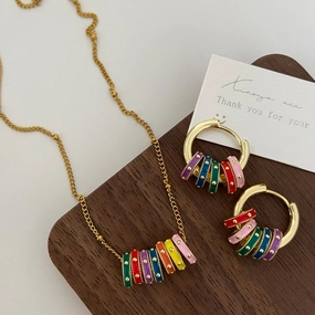 Wholesale Vintage Earring and Necklace Set