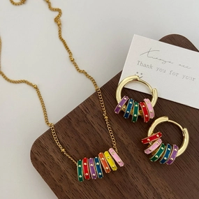 Wholesale Vintage Earring and Necklace Set