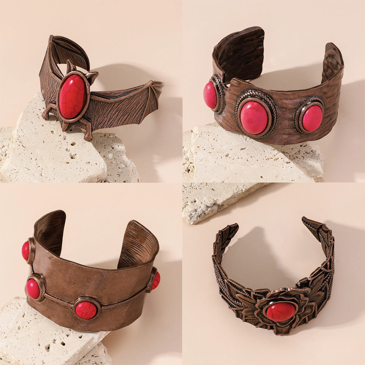 Wholesale Vintage Engraved Iron Bracelet