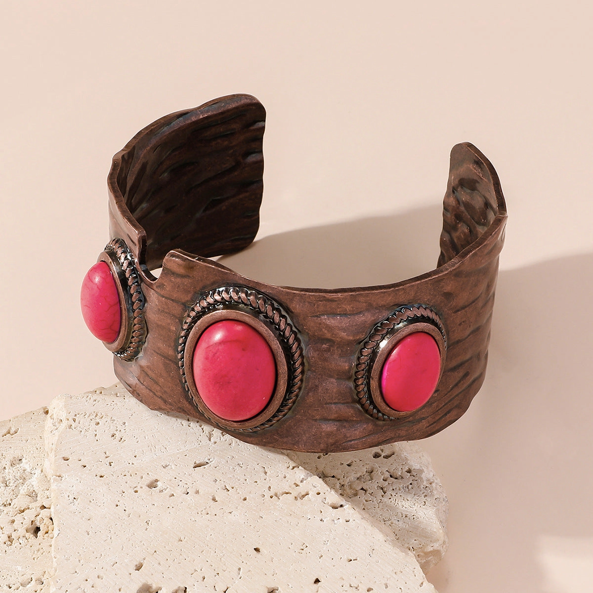 Wholesale Vintage Engraved Iron Bracelet