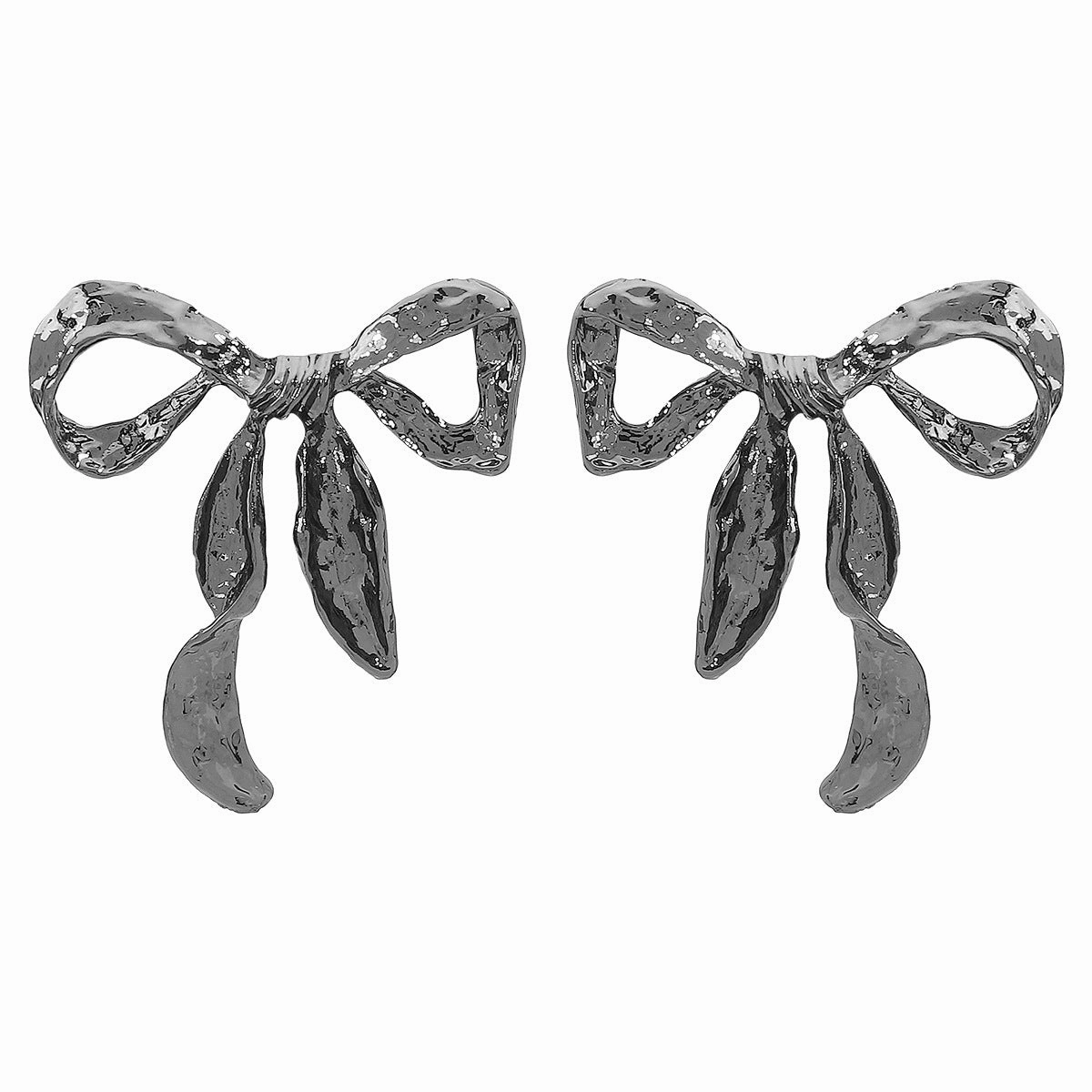 Wholesale Vintage Fashion Metal Bow Earrings