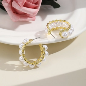 Wholesale Vintage Freshwater Pearl Earrings