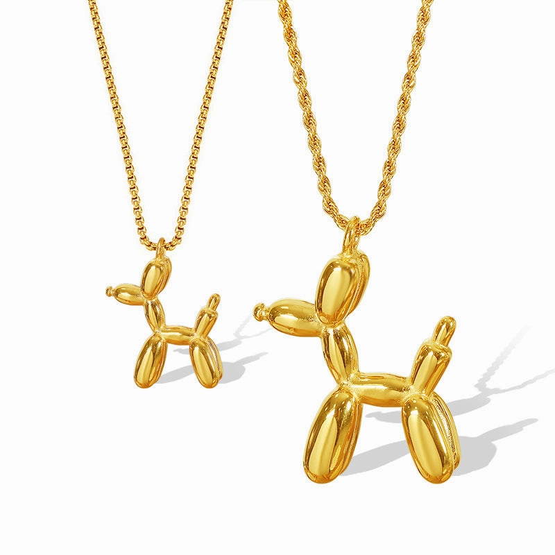 Wholesale Vintage Hip Hop Pendant Long Gold Plated Necklace