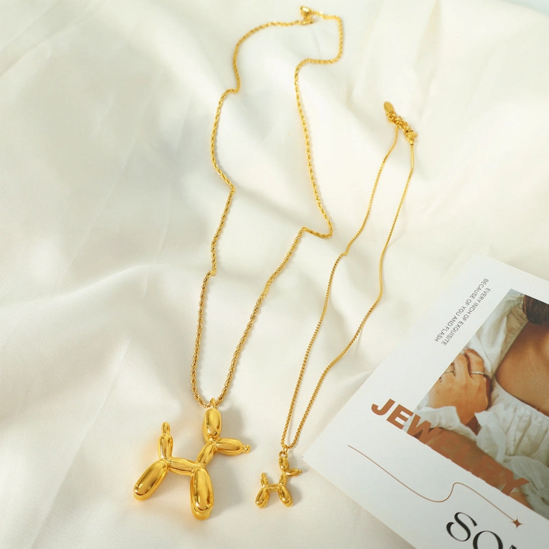 Wholesale Vintage Hip Hop Pendant Long Gold Plated Necklace