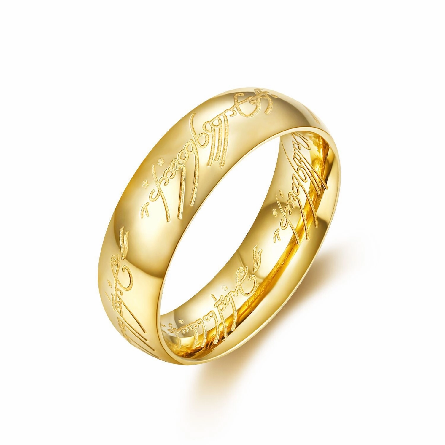 Wholesale Vintage magic ring titanium steel men's ring